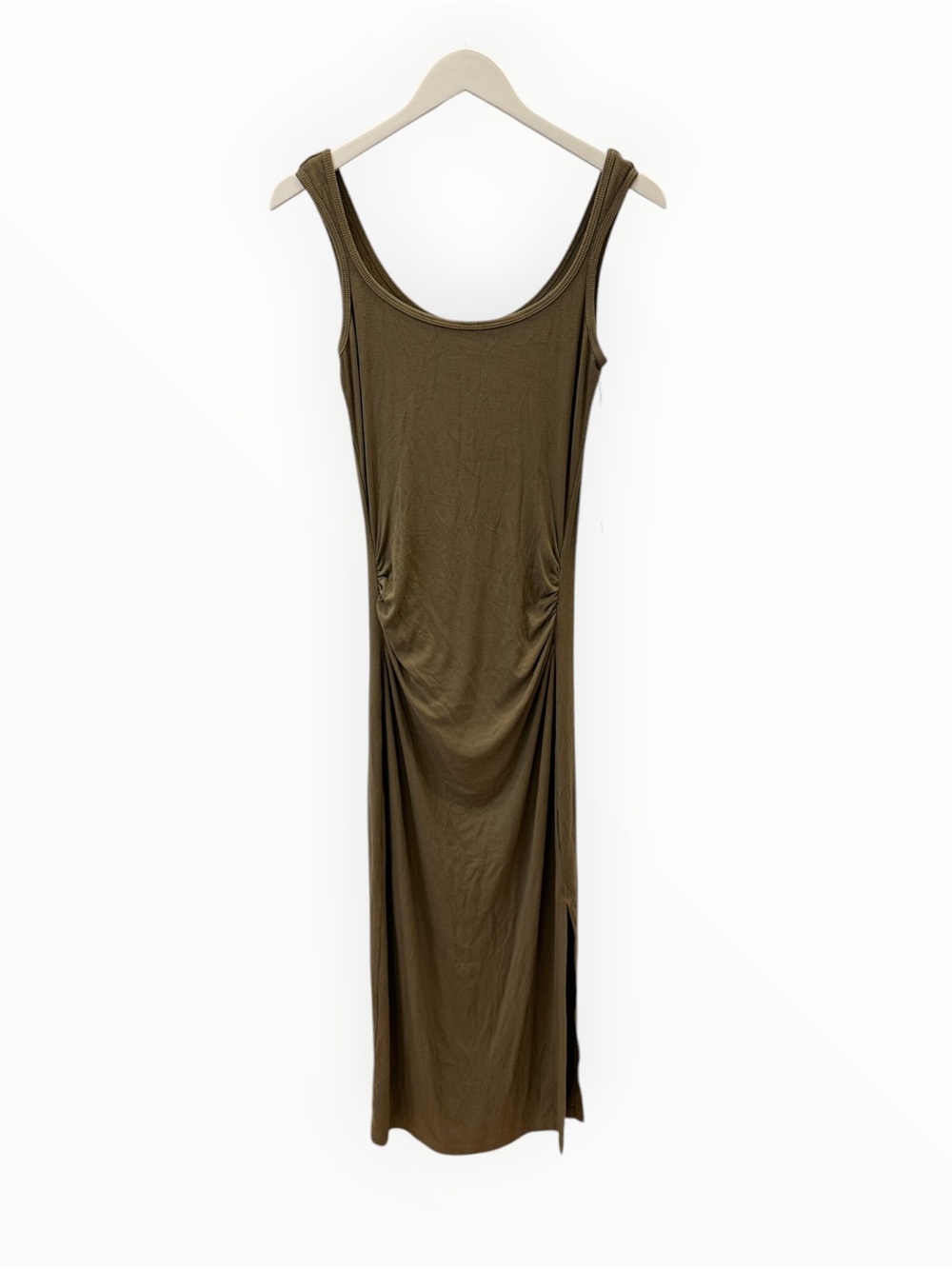 Stateside 2x1 Fine Rib Tank Dress - Bay Leaf